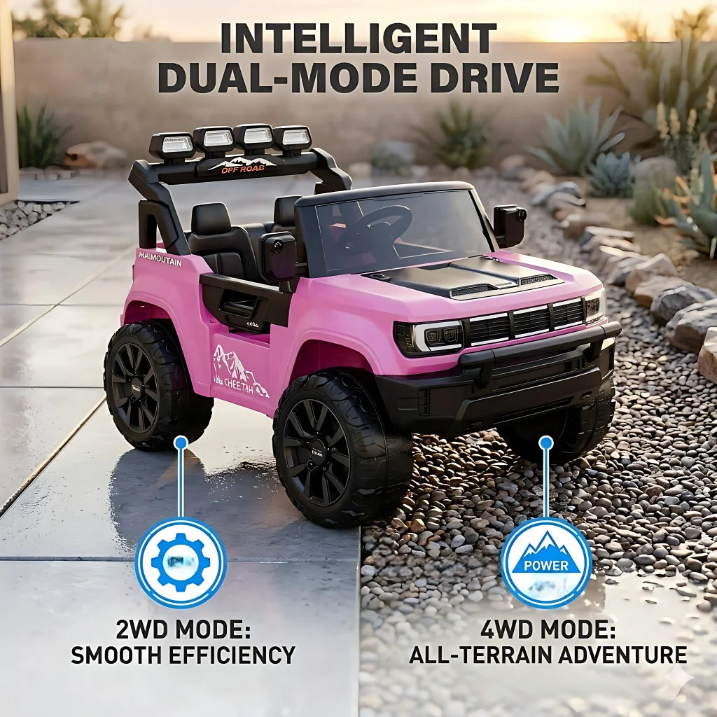 LIGIANT Kids Two Seater Electric Ride On Truck 4WD