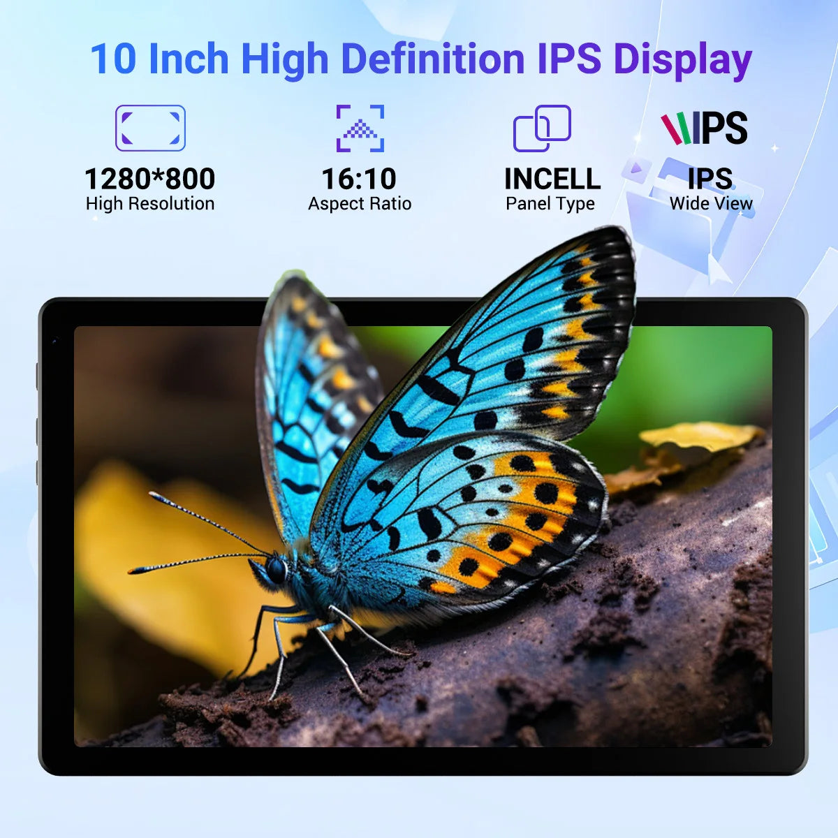 KB1004 10.1 Inch Android 15 Tablet PC Five‑Core A333 CPU 16GB RAM(3+13GB Expand) 32GB ROM 1280*800 IPS Display Widevine L1 5000mAh Dual‑Band WiFi Tablet US Local Warehouse