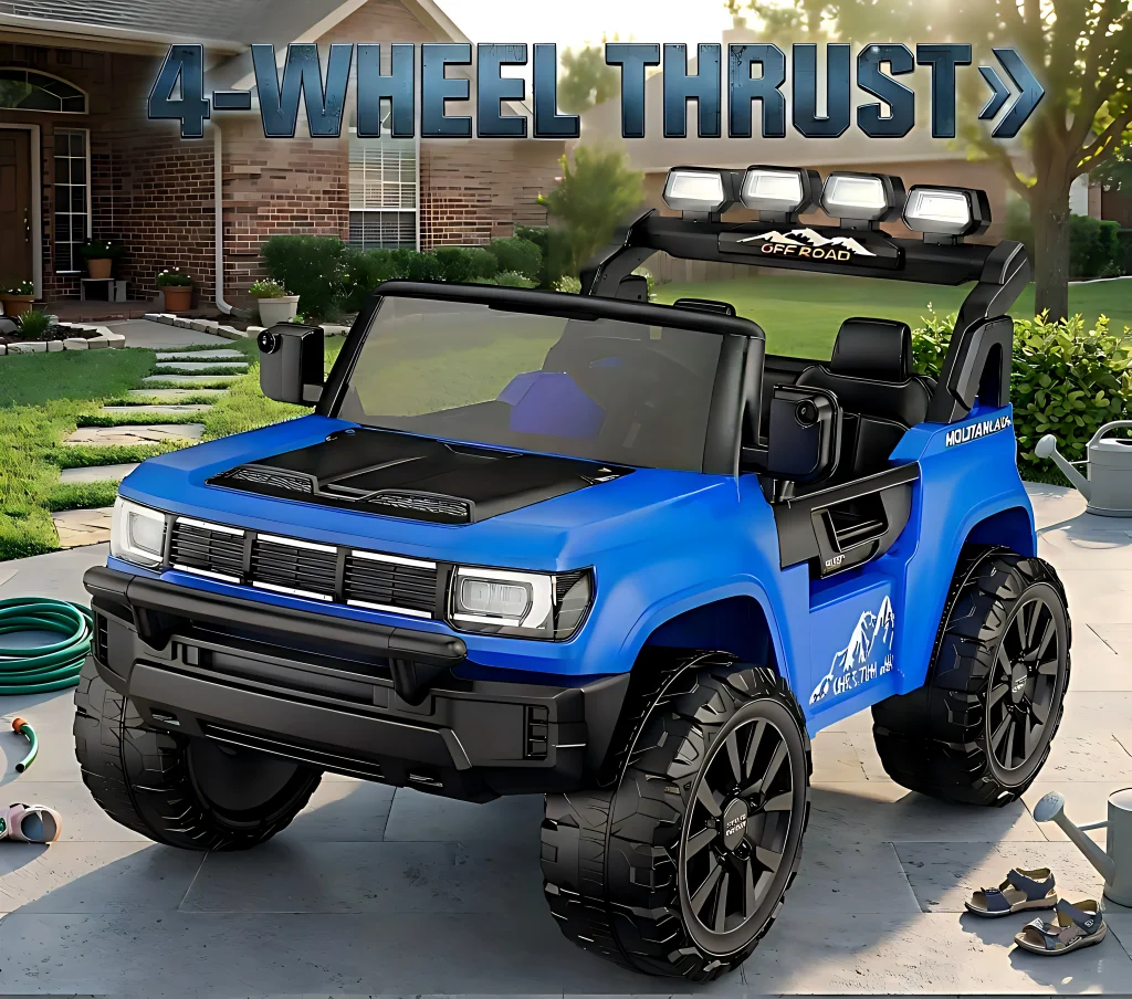 LIGIANT Kids Two Seater Electric Ride On Truck 4WD