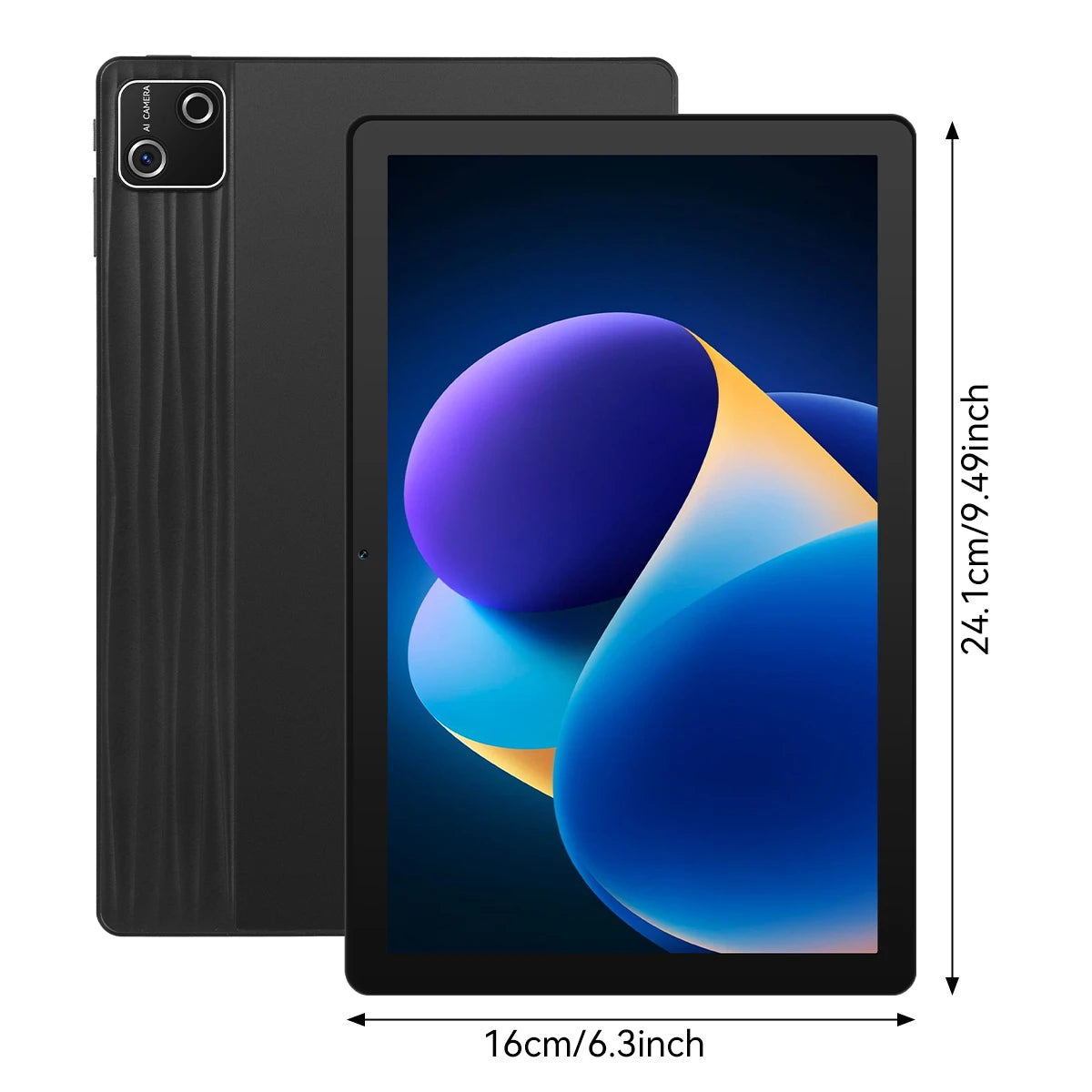 G13 10.1" Android Kids Tablet Octa‑Core Processor,30(6+24)GB RAM 128GB ROM,6200mAh Battery,Parental Control Dual Camera WiFi 6 Children Learning Tablet
