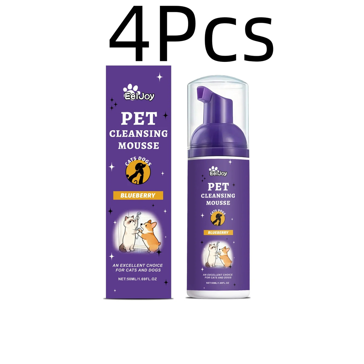 EelJoy Pet Grooming Foam For Deep Cleansing And Odor Care