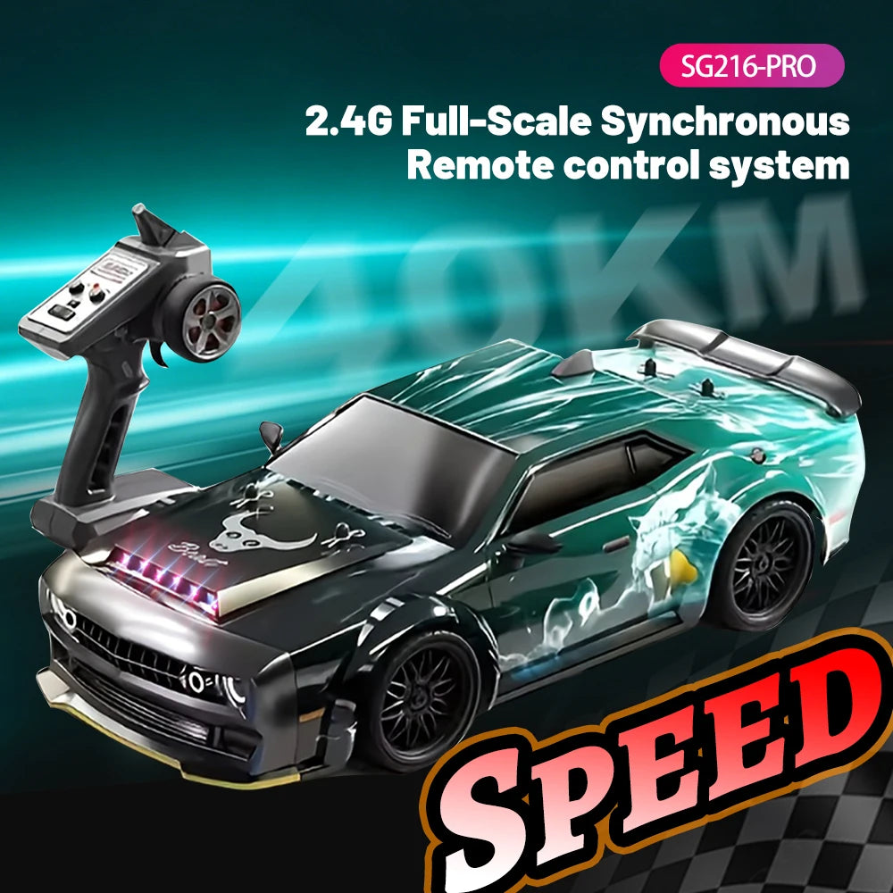 ZNLYRION Brushless 4WD RC Drift Racing Car With LED Lights