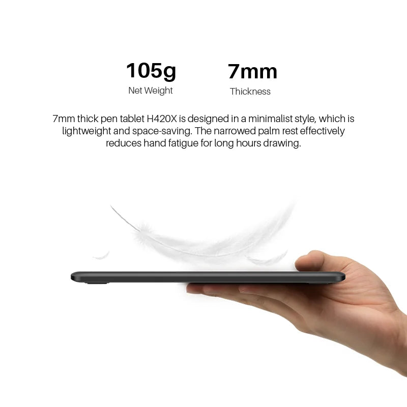 Huion H420X Graphics Tablet With Battery Free Pen For Drawing