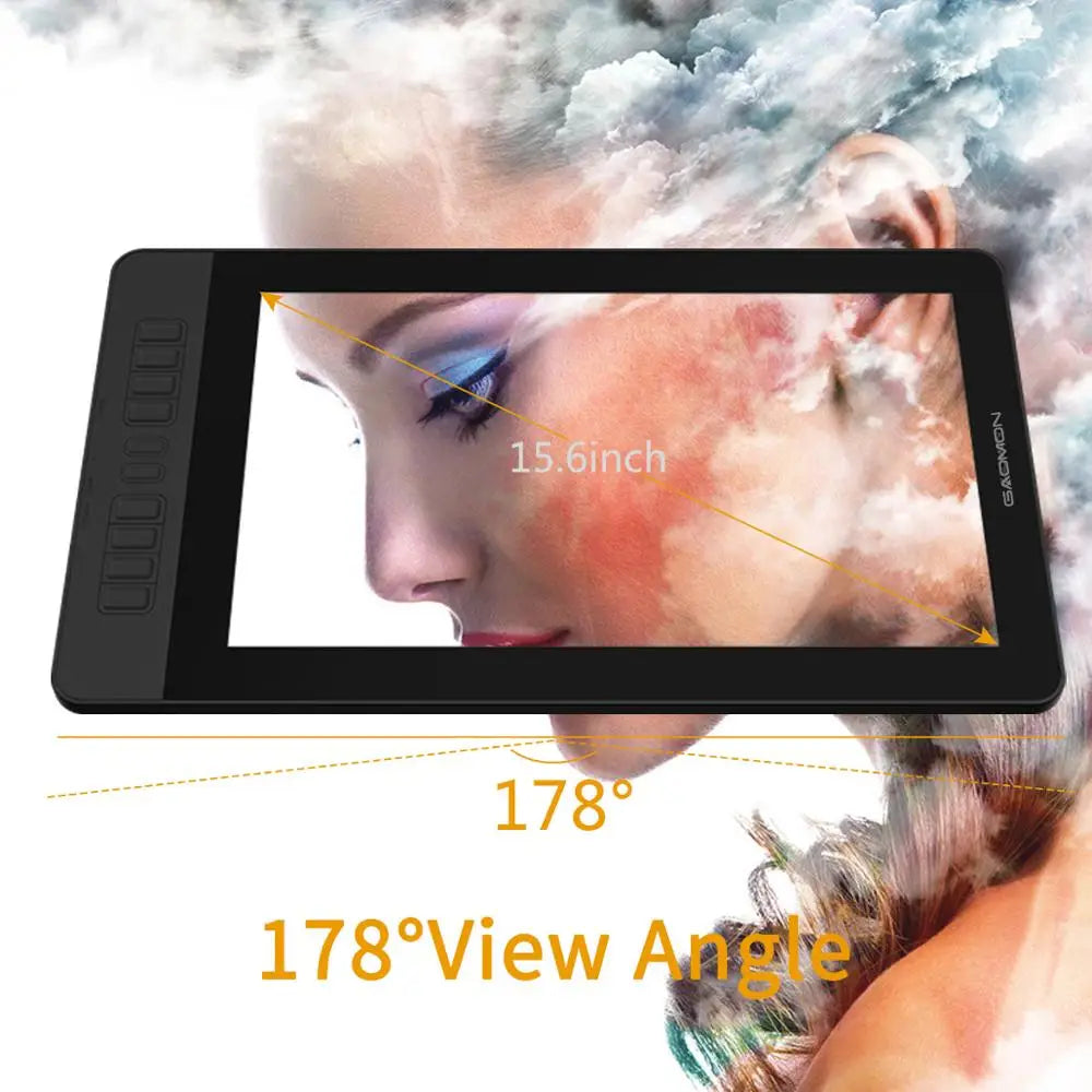 Gaomon Pd1561 Professional Graphics Drawing Display With Anti Glare Panel