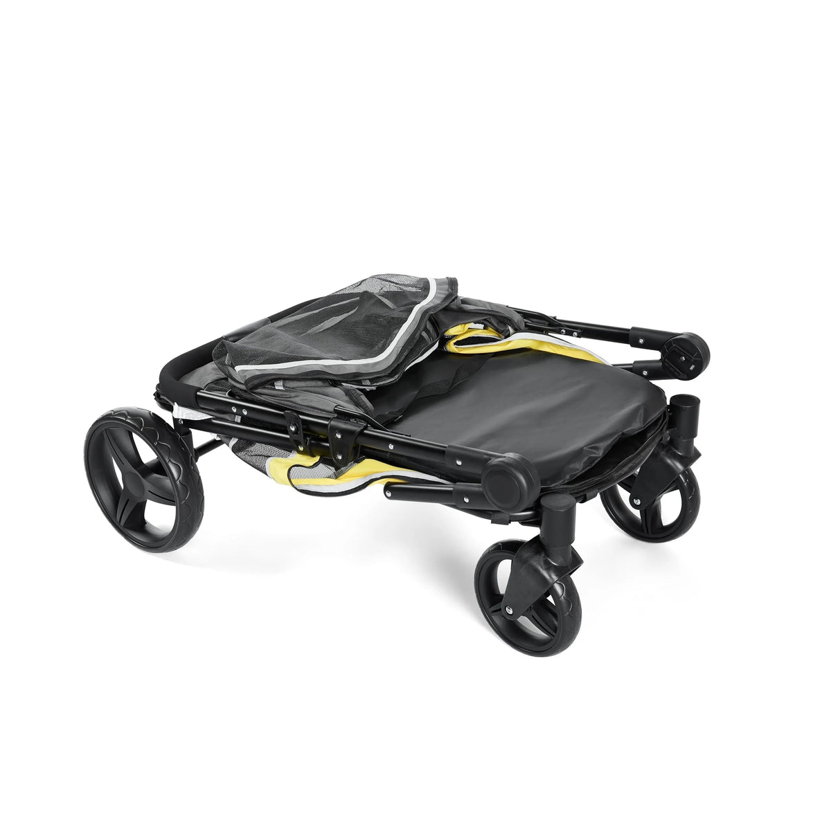 Collapsible Dual Entry Dog Stroller For Large And Medium Pets