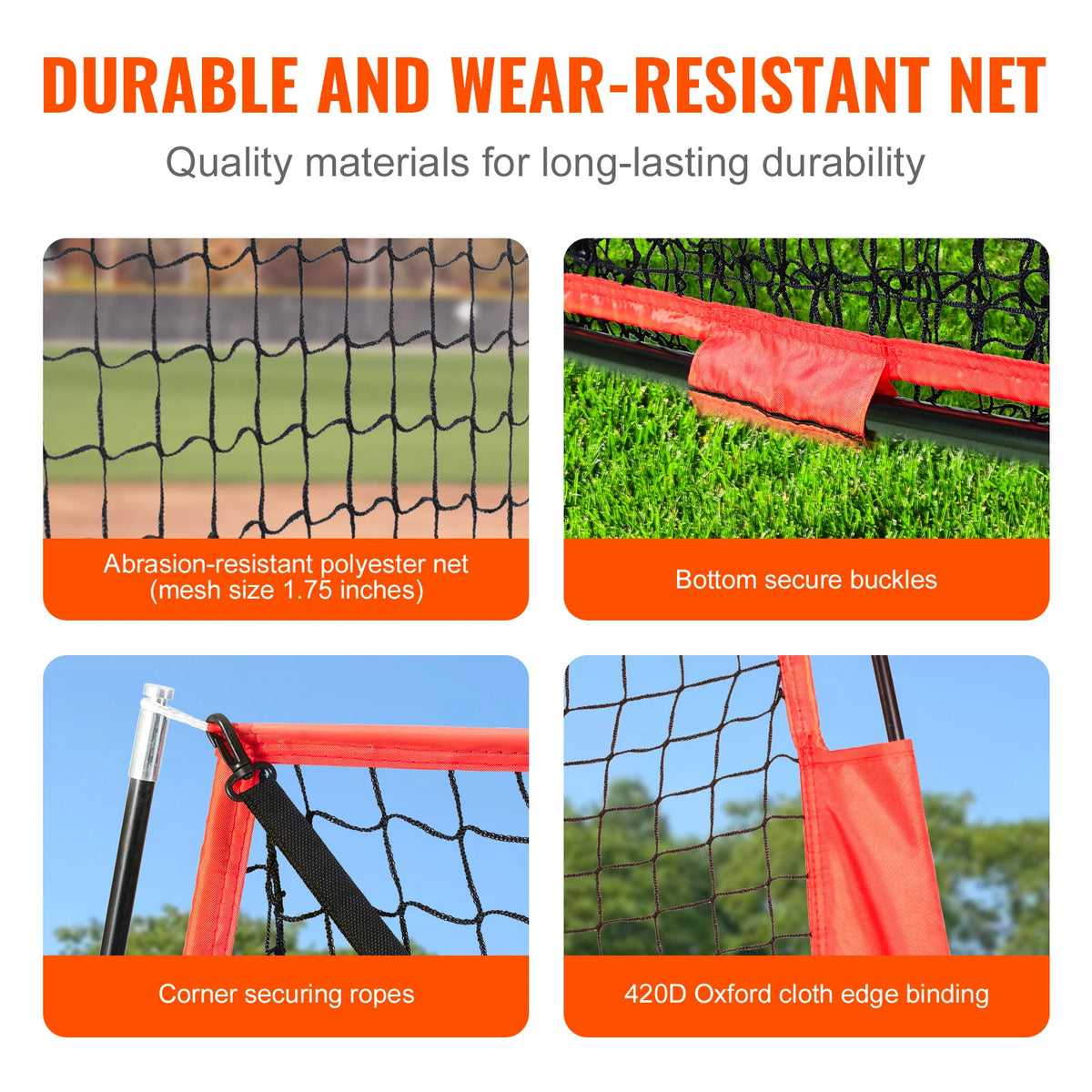 SucceBuy Baseball Training Net For Hitting Batting Catching Pitching