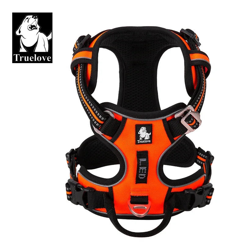 Truelove Adjustable Padded Dog Harness With Reflective Nylon