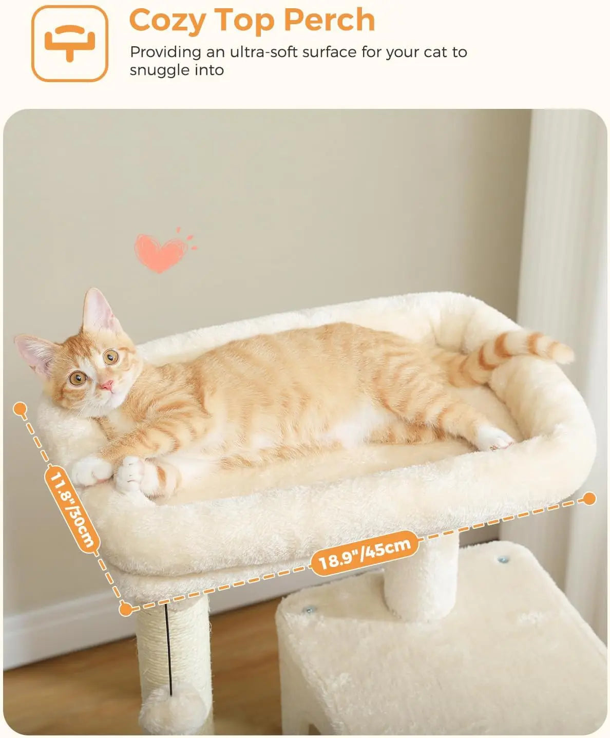 Muttros Six Tier Cat Tower With Hammock And Scratching Posts