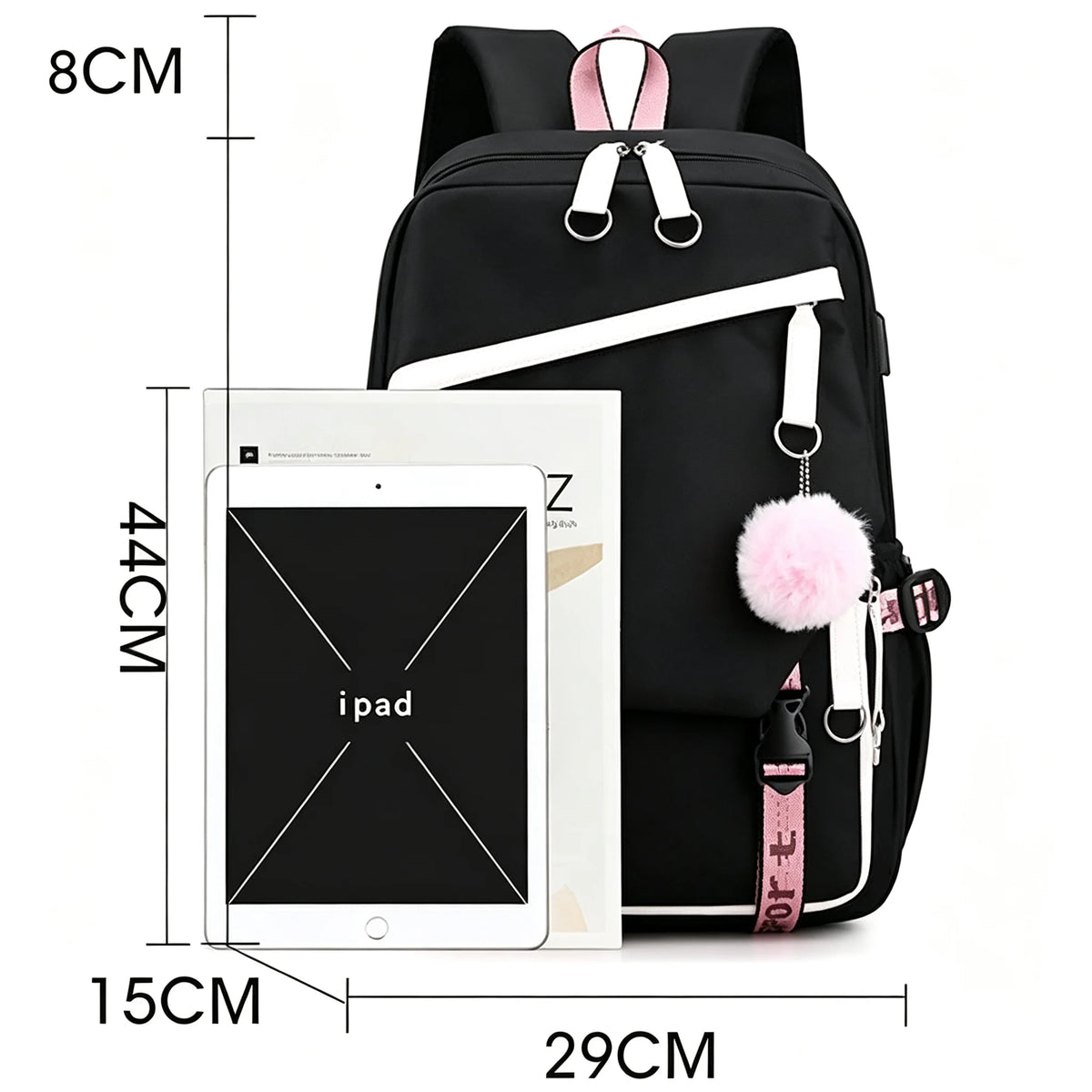 Mesuca Kawaii Cartoon Kids Backpack With Cute School Bag Design