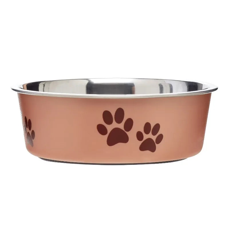 Stainless Steel Anti Gulping Dog Bowl Helps Prevent Bloat
