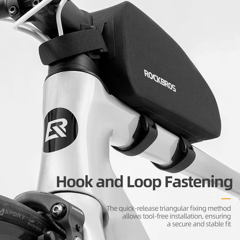 ROCKBROS Waterproof Hard Shell Bicycle Top Tube Storage Bag