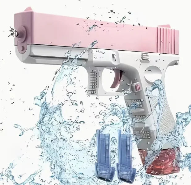 Manual Water Gun Toy Pistol, Kids Summer Outdoor Water Fight Toy, Portable Handheld Sprayer Gun for Pool Beach Party, Children Water Blaster Gift