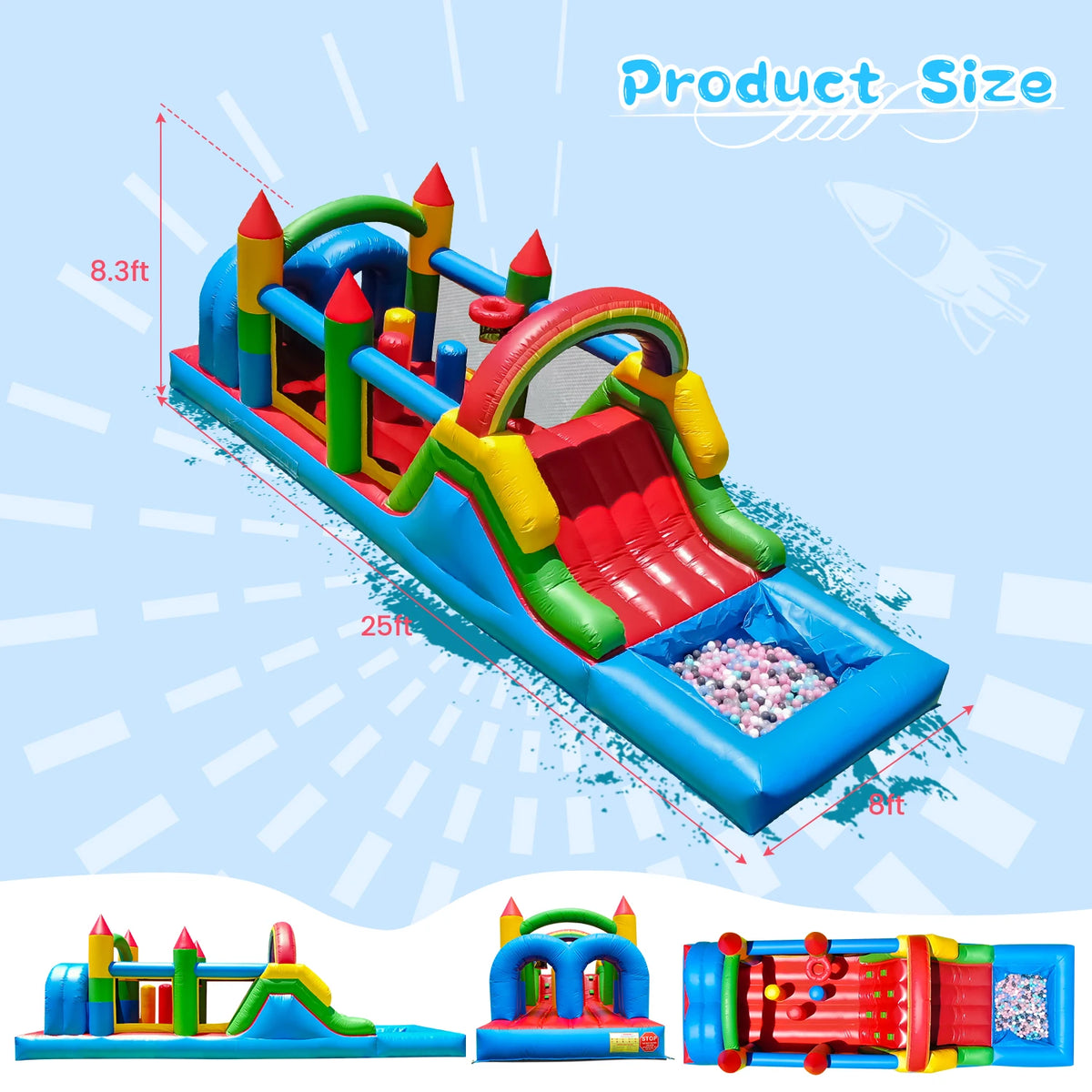 9 Models Bouncy Castles Of Children Outdoor Inflatable Castles Air Bounce House Inflatable Bouncers Kids Soft Play Set Outdoor Play Grounda