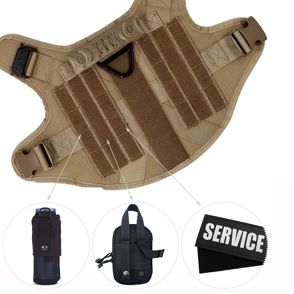 Petravel Nylon Dog Harness And Leash Set With Quick Release
