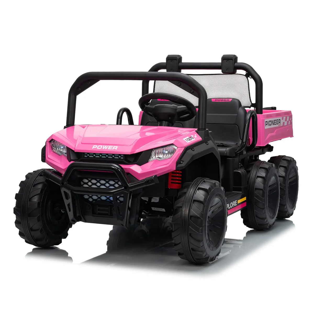 HiMISS 4WD Ride On Dump Truck With Parental Remote Control