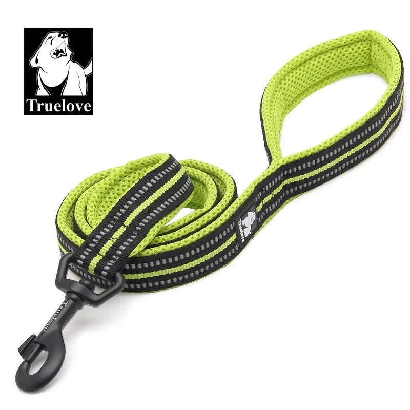 Truelove Reflective Nylon Padded Dog Leash Quick Release