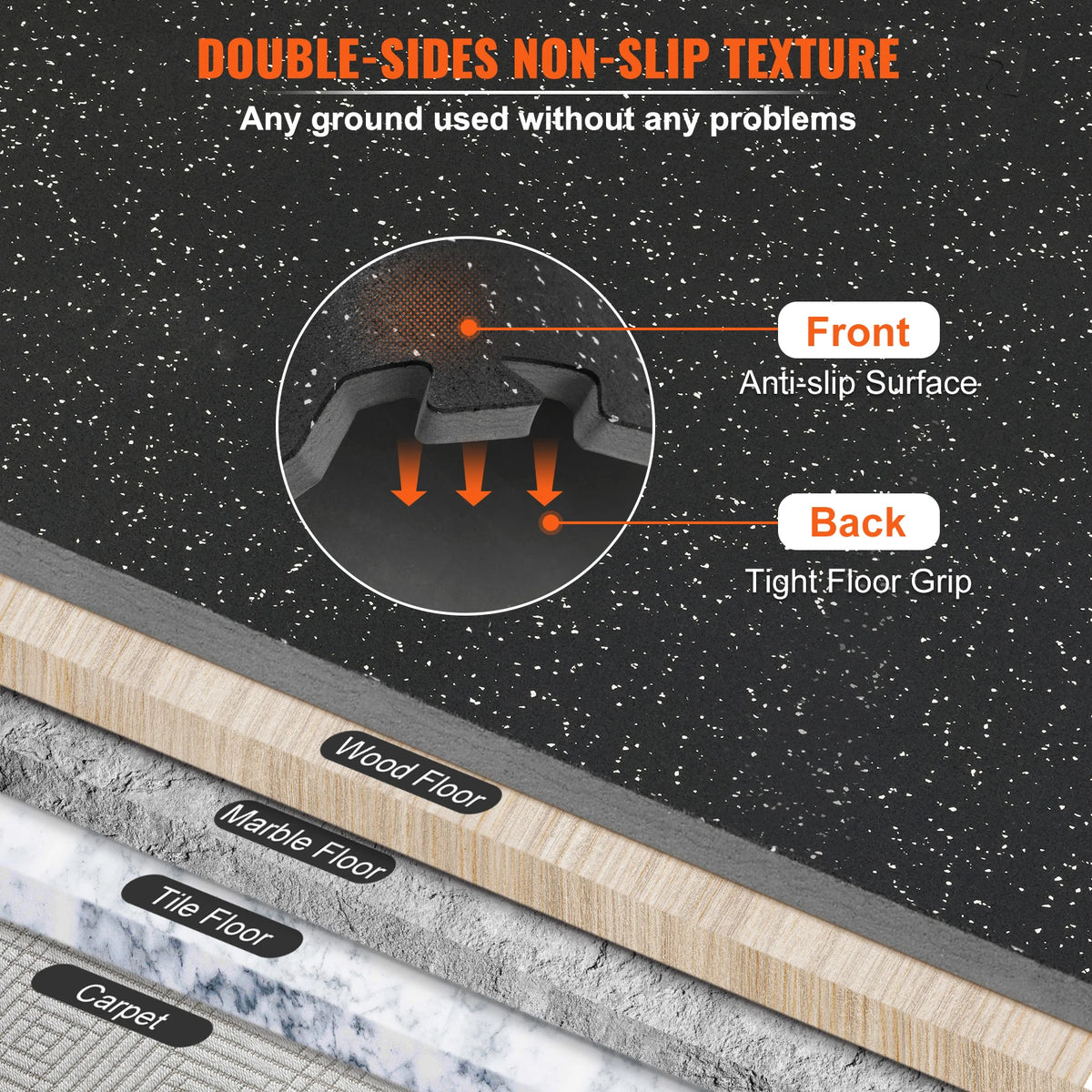SucceBuy Interlocking Exercise Mats For Home Gym And Fitness