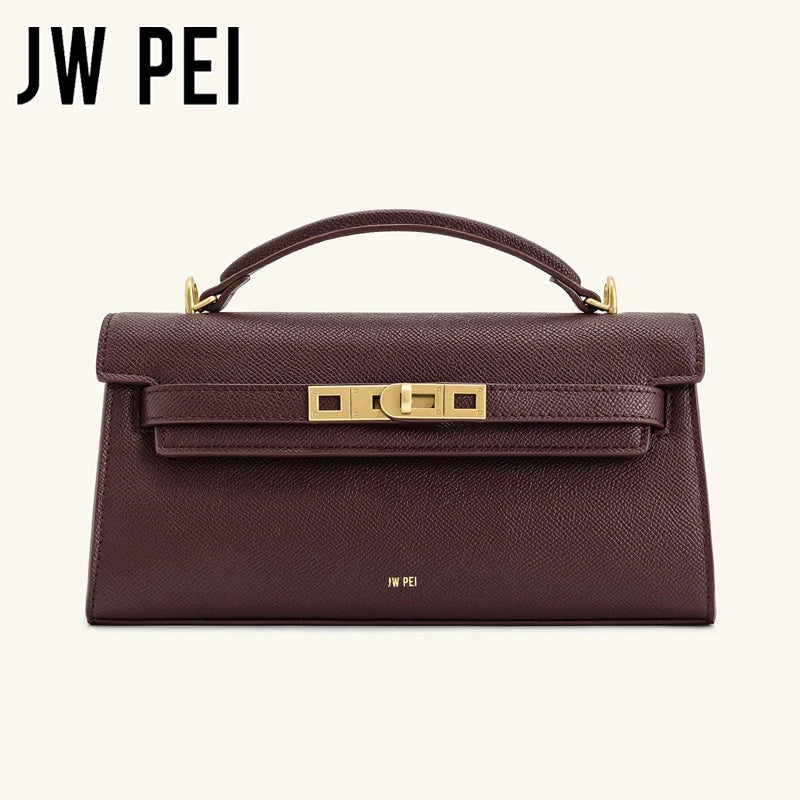 JW PEI Noor Crocodile Embossed Top Handle Crossbody Handbag