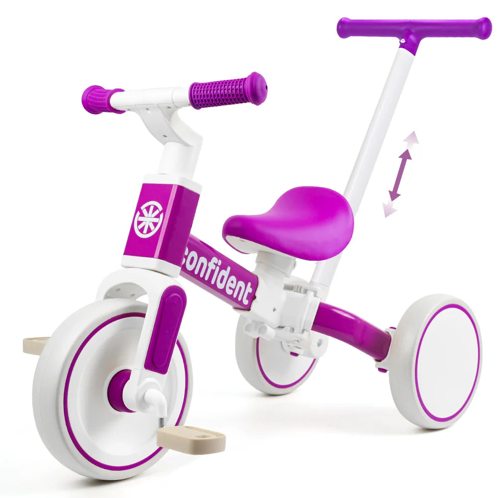 Tricycles for 1-3 Year Olds, 5 in 1 Toddler BalanceBike