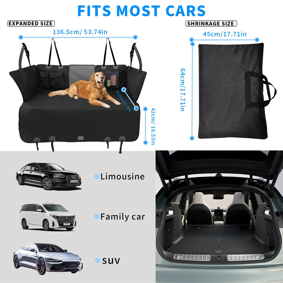 BINGOPAW Waterproof Nylon Dog Car Seat Cover And Hammock