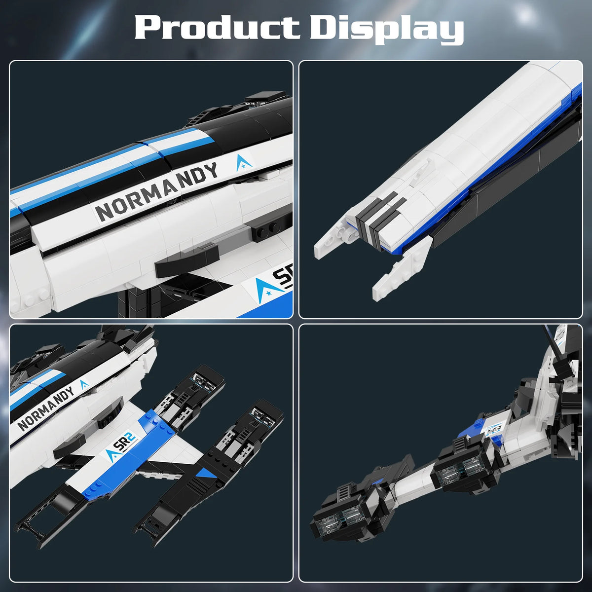 Normandy SR2 Spaceship Building Blocks Desktop Display Model