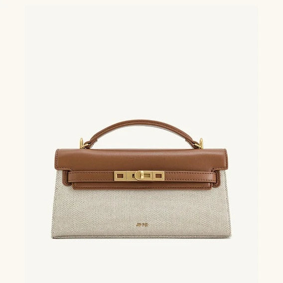JW PEI Noor Crocodile Embossed Top Handle Crossbody Handbag