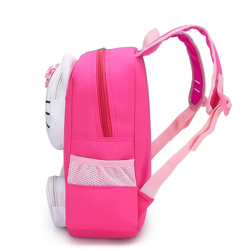 Mesuca Cartoon Cat Kids Backpack With Spine Protection For School