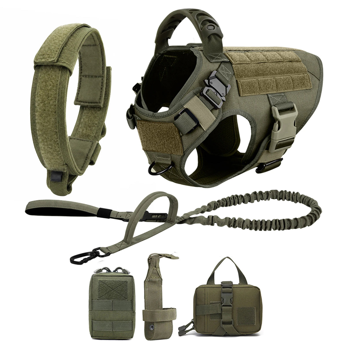 Petravel Nylon Dog Harness And Leash Set With Quick Release