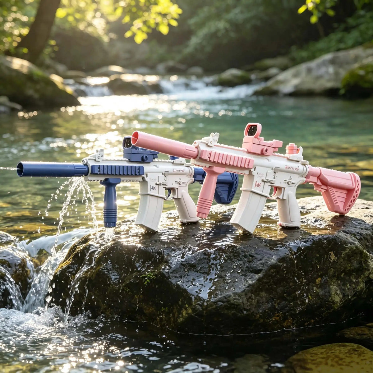 8pcs Large Capacity Automatic Water Spray Gun, A Fun Summer Toy Suitable For Both Adults And Children, Suitable For Beach/swimming Pool/outdoor Scenes, And A Great Birthday Gift