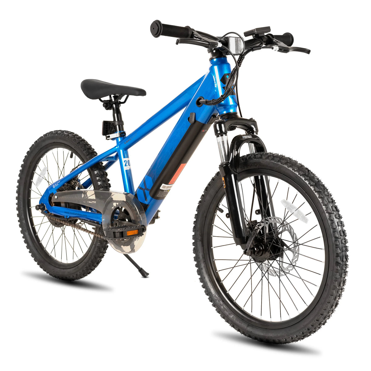 JOYSTAR Electric Mountain Bike for Kids 20" Boys Girls Teens Ages 7+ with Removable Battery 250W Motor And Disc Brakes