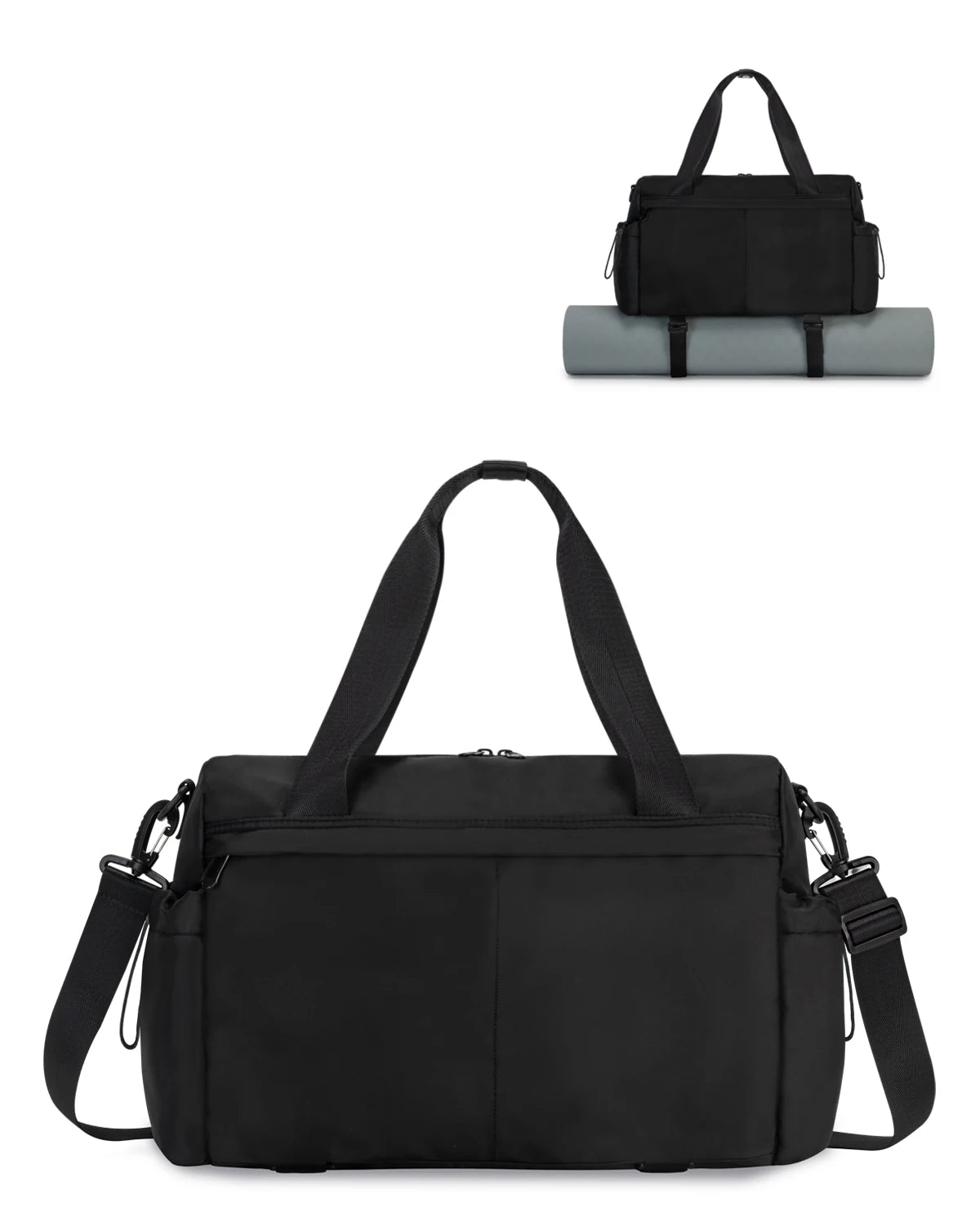 Lightweight Gym Duffle With Yoga Mat Holder And Wet Pocket