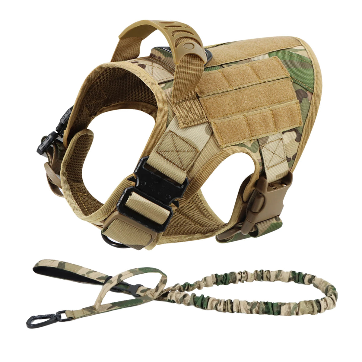 Petravel Nylon Dog Harness And Leash Set With Quick Release