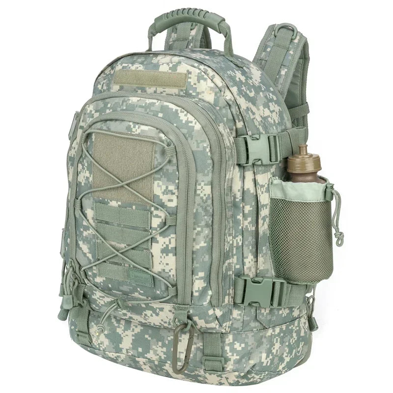 LQARMY Military Tactical Backpack With Molle System For Outdoor Hiking
