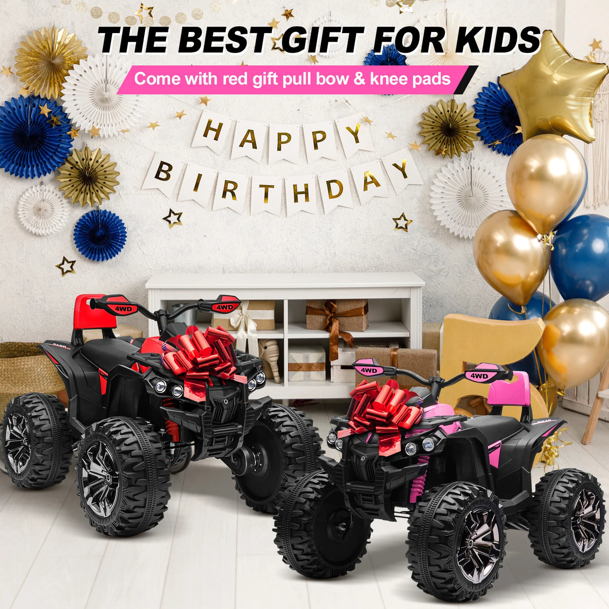 Joyracer Kids Electric ATV Ride On With Remote Control