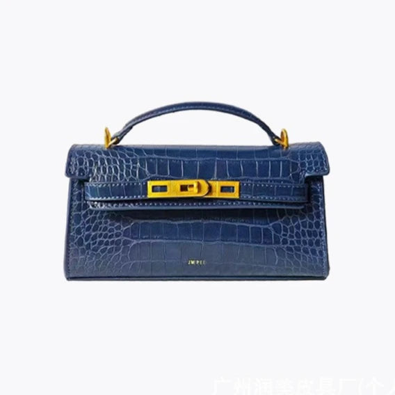 JW PEI Noor Crocodile Embossed Top Handle Crossbody Handbag