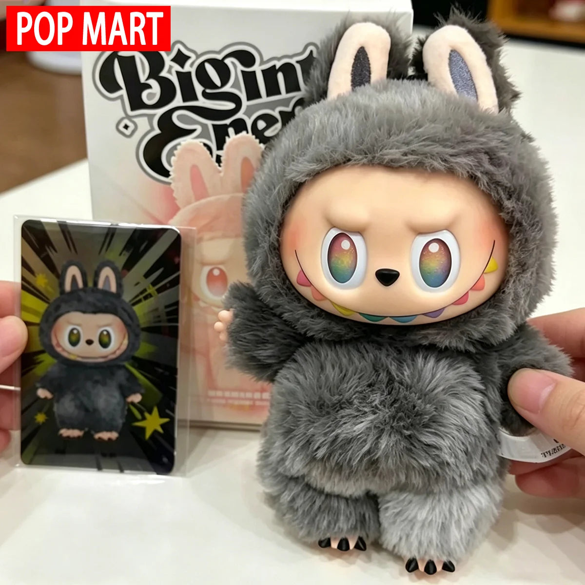 POP MART Labubu Plush Doll Collectible Figure Gift for Fans