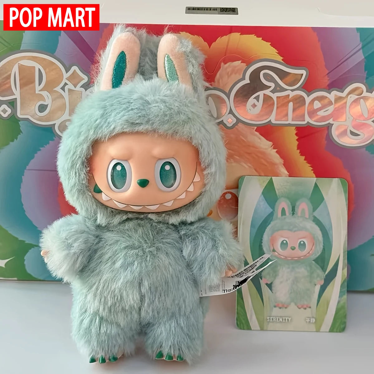 POP MART Labubu Plush Doll Collectible Figure Gift for Fans
