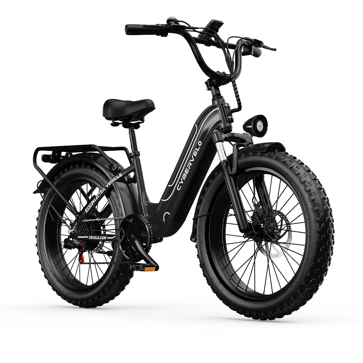 Lionland All Terrain Fat Tire Electric Commuter Bike