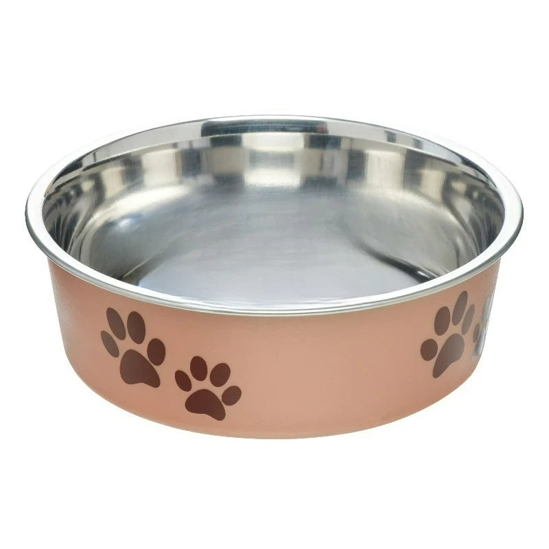 Stainless Steel Anti Gulping Dog Bowl Helps Prevent Bloat