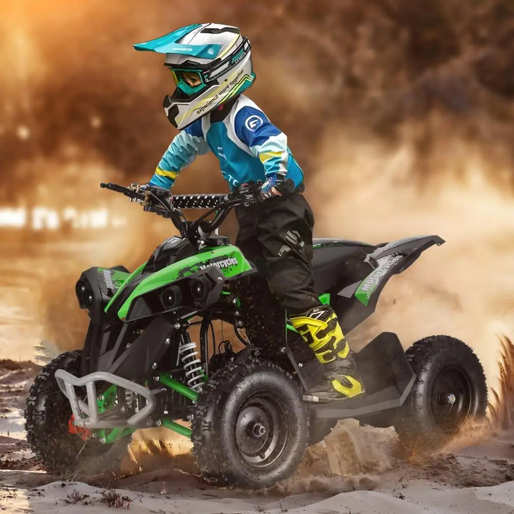 Mini Kid Dirt Bike, 49CC 2-Stroke Gas Powered Motorcycle with Off-Rode Tire, Front Rear Disc Brakes, Up to 25 Mph,