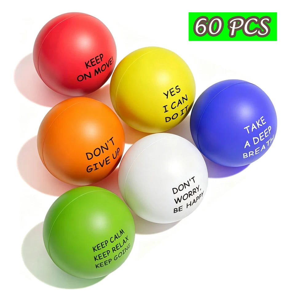 Motivational PU Stress Balls for Relaxation and Party Gift Giving