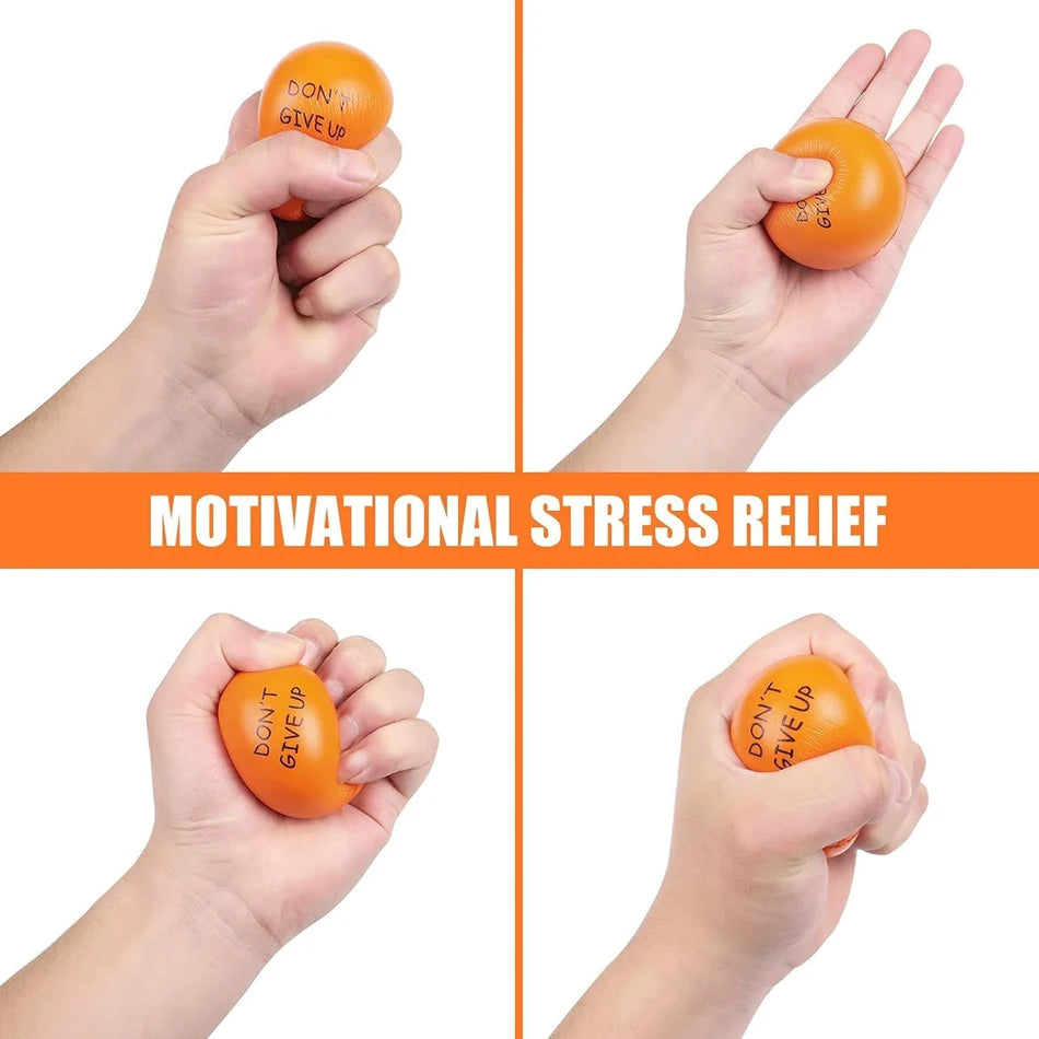 Motivational PU Stress Balls for Relaxation and Party Gift Giving