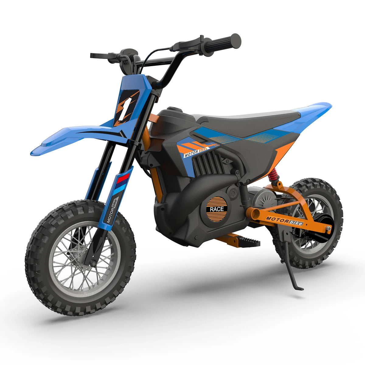 24V 7Ah Kids Ride on Motorcycle,13.6MPH Fast Speed Electric Battery-Powered Off-Road Motocross with 250W Strong Motor,Disc Brake