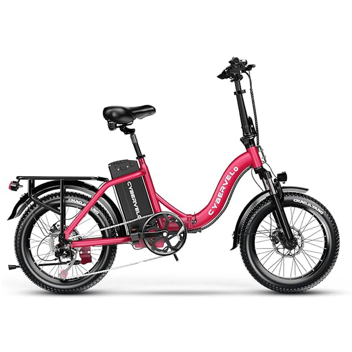 Cybervelo 1000W Foldable Fat Tire Electric Bike Mars700