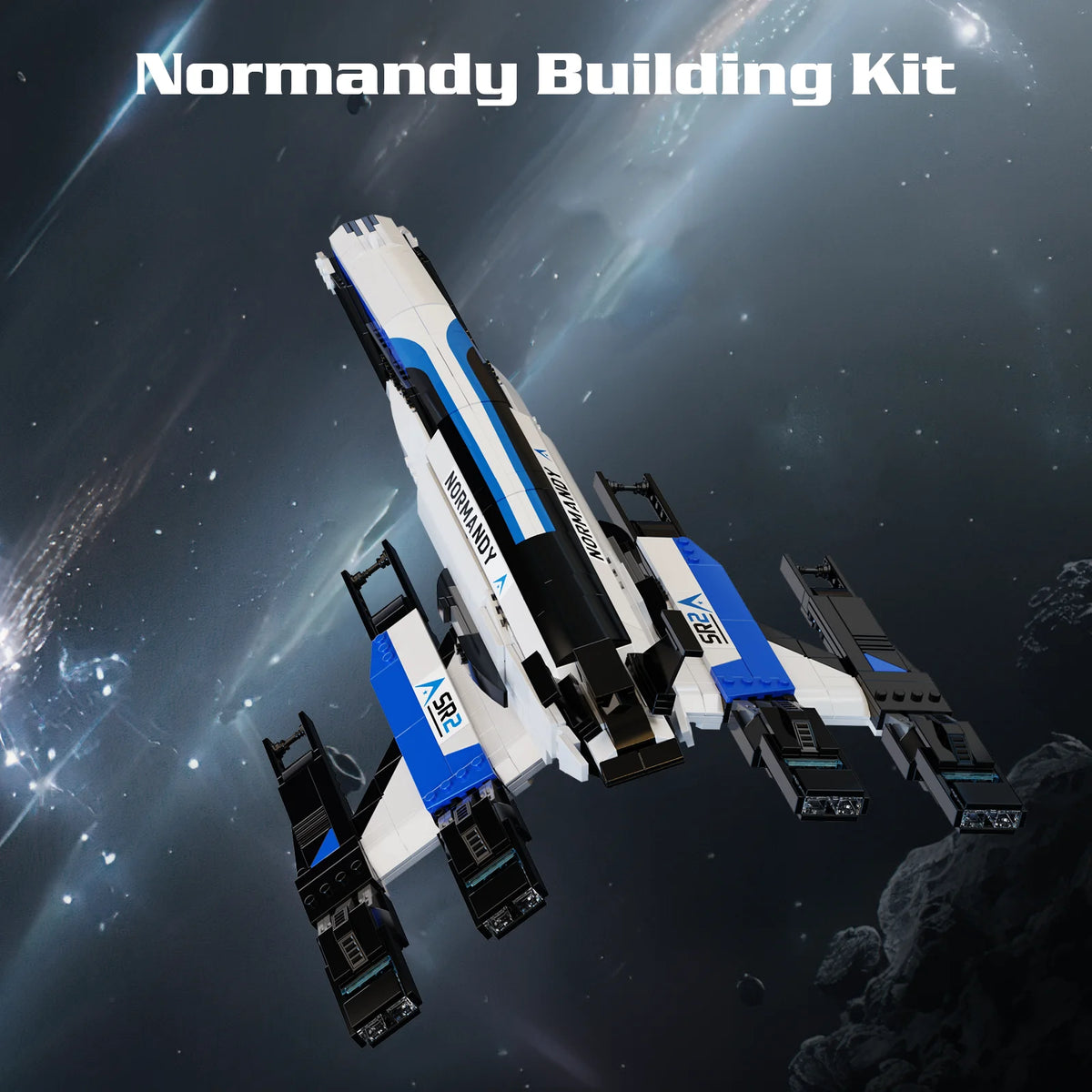 Normandy SR2 Spaceship Building Blocks Desktop Display Model