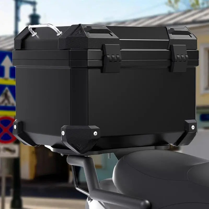HiMISS Waterproof ABS Motorcycle Top Case Helmet Storage Box
