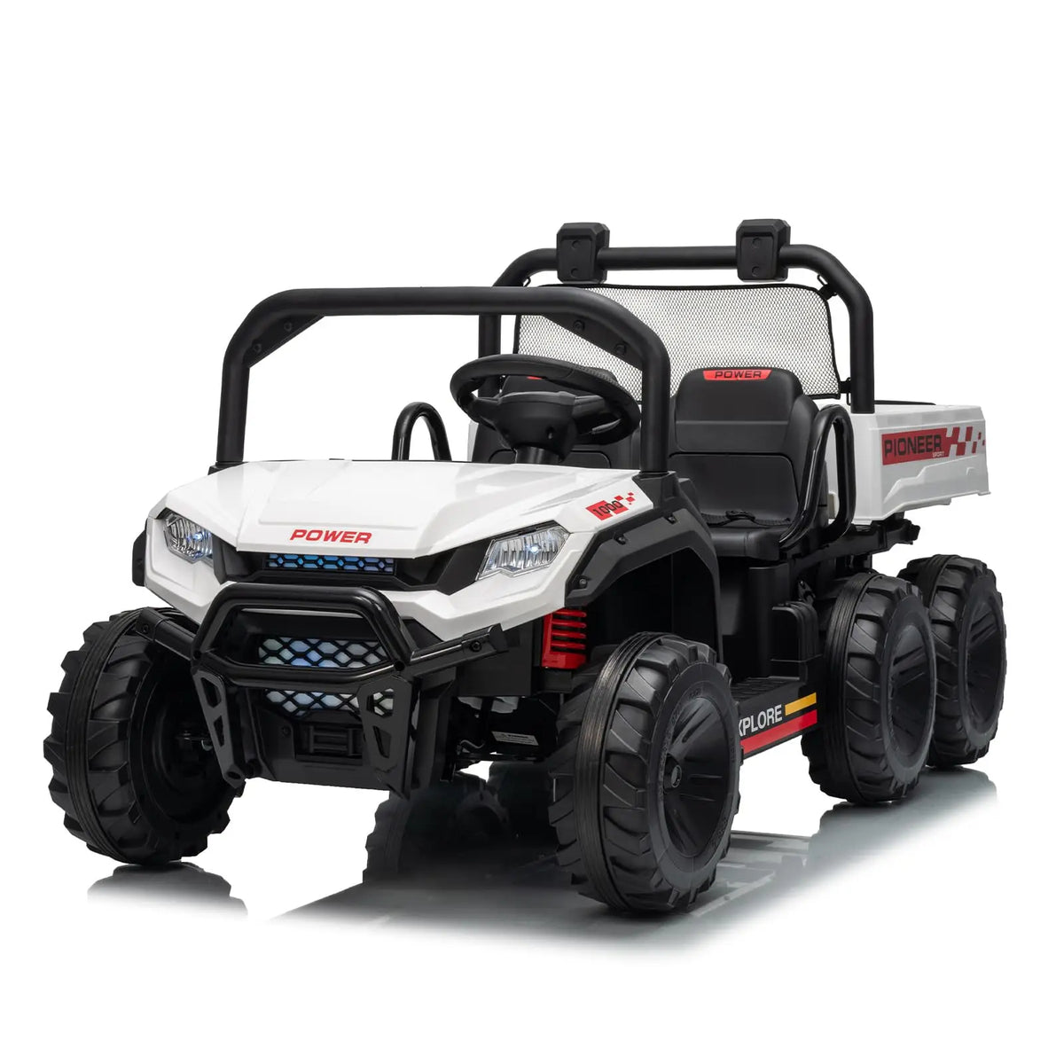 HiMISS 4WD Ride On Dump Truck With Parental Remote Control