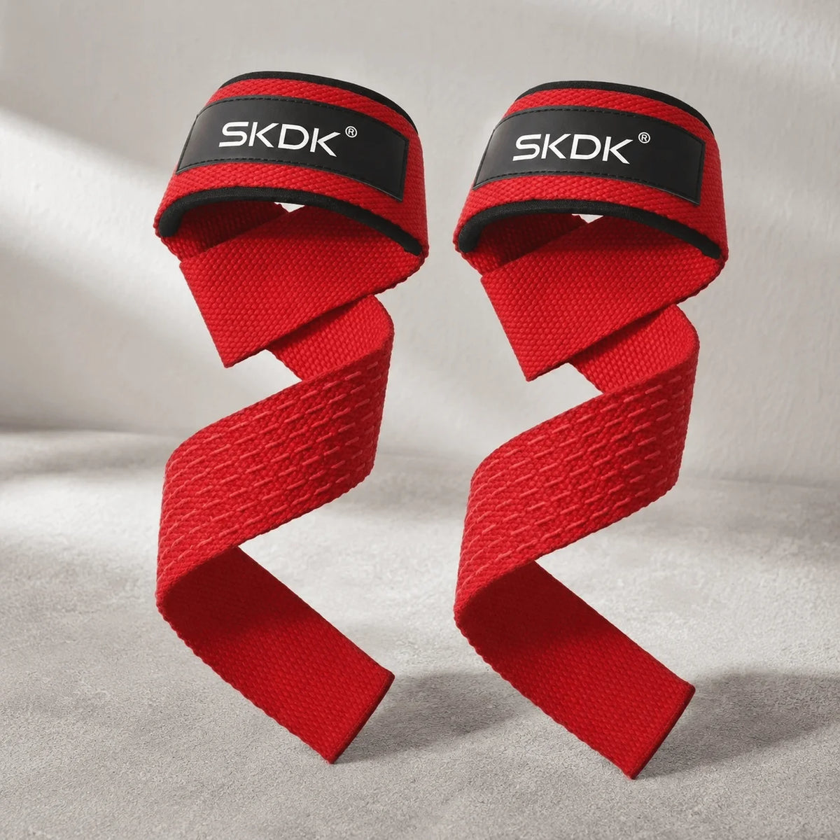 Heavy Duty Neoprene Weightlifting Straps With Silicone Grip