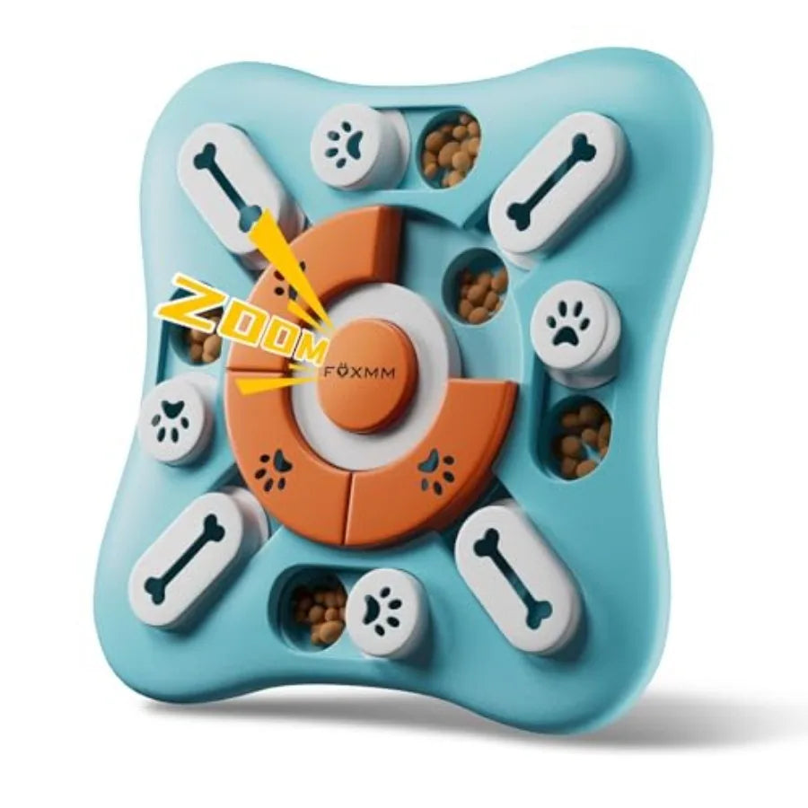 Interactive Dog Treat Puzzle Toy IQ Slow Feeder Mental Stimulation