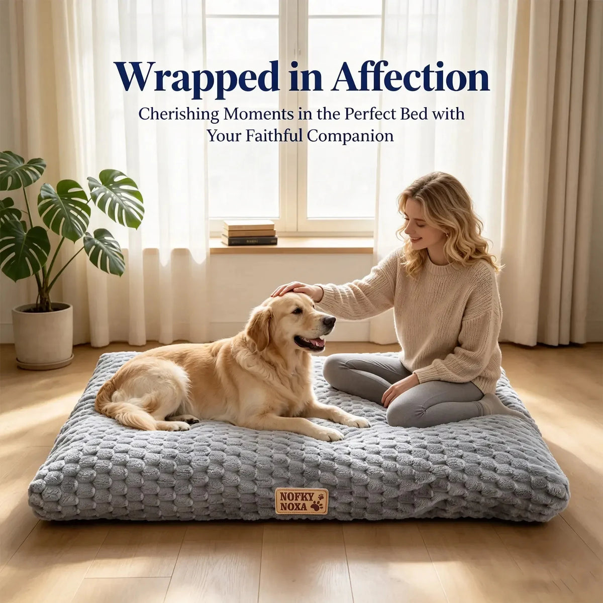 BOFNL Thickened Mesh Dog Bed Mat Comfortable Pet Floor Cushion